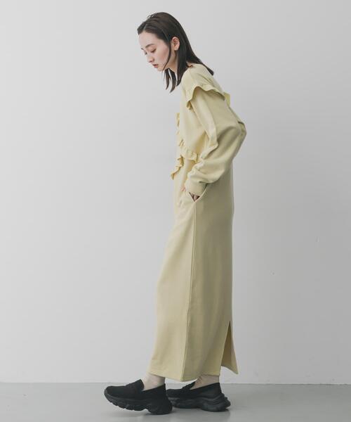 SENSE OF PLACE by URBAN RESEARCH（センスオブプレイスバイアーバンリサーチ）の「フリルカットワンピース（ワンピース・レディース・ブラック/グレー/ベージュ・ONE/S）」の10枚目の写真