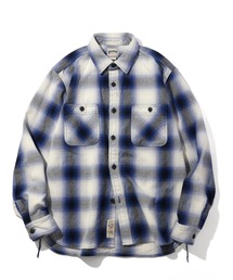 【HOUSTON/ヒューストン】VINTAGE OMBRE CHECK VIYELLA SHIRT / ビンテージオンブレーチェックビエラシャツ