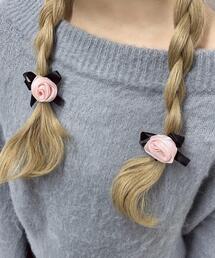 WEGO | WEGO/【2点セット】ローズヘアゴム(ヘアゴム)