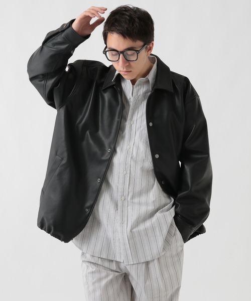 GEORGE'S（ジョージズ）の「ブロードストライプシャツ（シャツ/ブラウス・メンズ・ブルー/ライトグレー・LARGE/MEDIUM）」の7枚目の写真