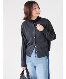 Te chichi TERRASSE | 金釦クルーネックカーディガン(カーディガン/ボレロ)