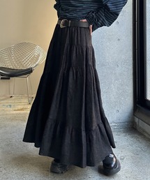 PAGEBOY | クリンクルティアードスカート(スカート)