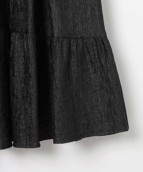 PAGEBOY（ページボーイ）の「クリンクルティアードスカート（スカート・レディース・ブラック/オフホワイト・FREE）」の17枚目の写真