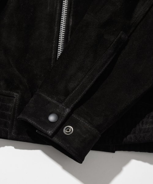 ANDROS(アンドロス)の「Torino Suede Lether Jacket (Black)(ライダースジャケット・メンズ・その他・LARGE)」の6枚目の写真