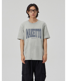 MAKEITTO（メイキット）の「[NAME LOGO] CREW NECK TEE_MINT（Tシャツ/カットソー）」