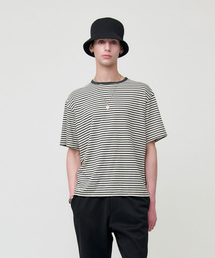 アレズストライプTシャツ - チャコール