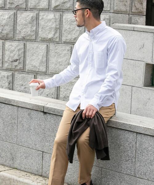 URBAN RESEARCH ROSSO MEN（アーバンリサーチロッソメン）の「『イージーケア』ハイパフォーマンス快適BDシャツ（シャツ/ブラウス・メンズ・ホワイト/ネイビー/ライトブルー・X-LARGE/MEDIUM/SMALL/LARGE）」の4枚目の写真