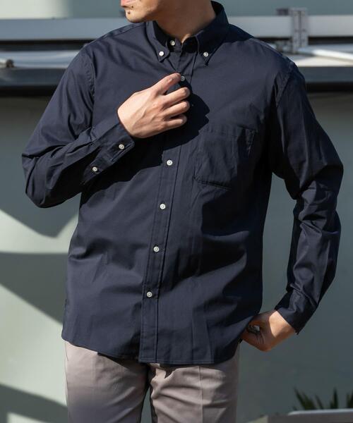 URBAN RESEARCH ROSSO MEN（アーバンリサーチロッソメン）の「『イージーケア』ハイパフォーマンス快適BDシャツ（シャツ/ブラウス・メンズ・ホワイト/ネイビー/ライトブルー・X-LARGE/MEDIUM/SMALL/LARGE）」の20枚目の写真