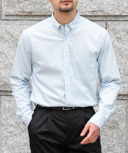 URBAN RESEARCH ROSSO MEN（アーバンリサーチロッソメン）の「『イージーケア』ハイパフォーマンス快適BDシャツ（シャツ/ブラウス・メンズ・ホワイト/ネイビー/ライトブルー・X-LARGE/MEDIUM/SMALL/LARGE）」の16枚目の写真