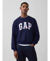 GAP（ギャップ）の「ヴィンテージソフト フレンチテリー オーバーサイズ SAKURA GAPロゴ スウェットシャツ（スウェット）」