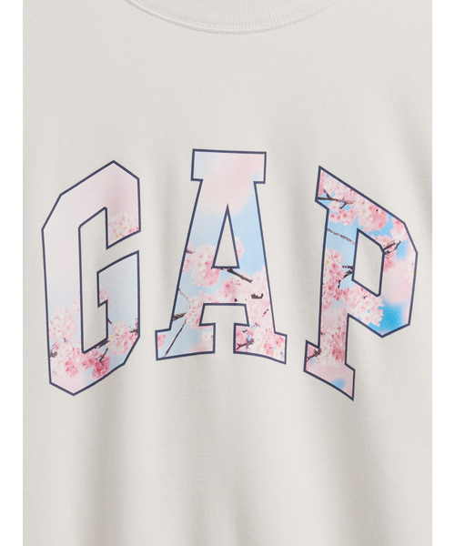 GAP(ギャップ)の「ヴィンテージソフト フレンチテリー オーバーサイズ SAKURA GAPロゴ スウェットシャツ(スウェット・メンズ・ホワイト/ネイビー・XL/L/M/S/XS)」の13枚目の写真