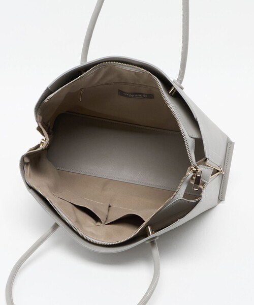 レザーライク 2WAY トートバッグ＜A DAY IN THE LIFE＞（トートバッグ