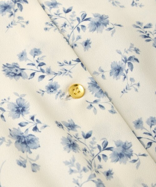 La boutique BonBon（ラブティックボンボン）の「【最強愛されワンピース】小花プリントマーメイドワンピース（ワンピース・レディース・オフホワイト/ライトグレー・FREE/PM）」の11枚目の写真