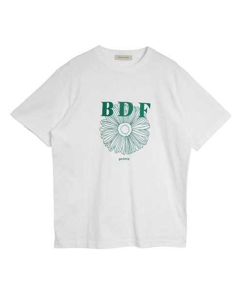 September SEOUL（セプテンバーソウル）の「BDFフラワープリントTシャツ（Tシャツ/カットソー・レディース・ホワイト/ブラック・FREE）」の9枚目の写真