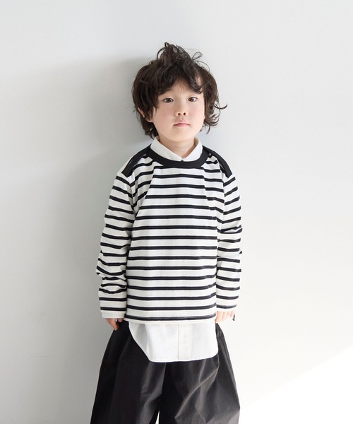 LOWRYS FARM（ローリーズファーム）の「ベーシックシャツＬＳ　 638859（シャツ/ブラウス・キッズ・ホワイト系その他5/ホワイト系その他・110cm/150cm/140cm/130cm/120cm）」の6枚目の写真