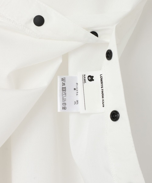 LOWRYS FARM（ローリーズファーム）の「ベーシックシャツＬＳ　 638859（シャツ/ブラウス・キッズ・ホワイト系その他5/ホワイト系その他・110cm/150cm/140cm/130cm/120cm）」の14枚目の写真
