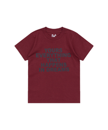 KENDA（ケンダ）の「HAPPENS IN DREAM T-SHIRT (BURGUNDY)（Tシャツ/カットソー）」