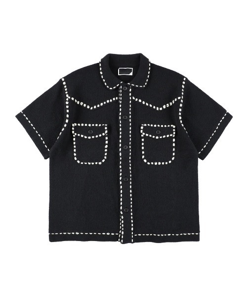 PHINGERIN（フィンガリン）の「PHINGERIN SUMMER PG1 WESTERN SHIRT (PD-261-KN-011)（シャツ/ブラウス・メンズ・ネイビー/ブラック・X-LARGE/LARGE/MEDIUM）」の10枚目の写真