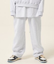 エスキューフロントラインレギュラーロングスウェットパンツ(1%メランジ)