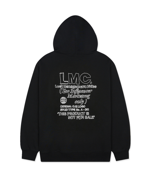 FN DOODLE HOODIE — чёрное худи с рисунком FN