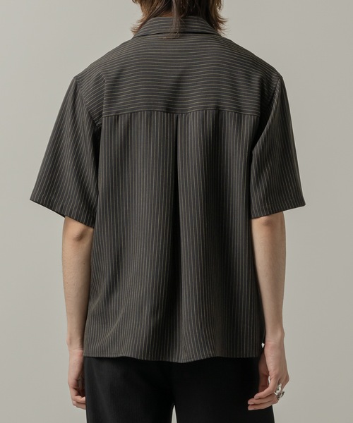 CASPER JOHN(キャスパージョン)の「Pinstripe shirts/ピンストライプシャツ(シャツ/ブラウス・メンズ・ライトグリーン/ダークブラウン/ブラック・SMALL/X-SMALL/LARGE/MEDIUM)」の15枚目の写真