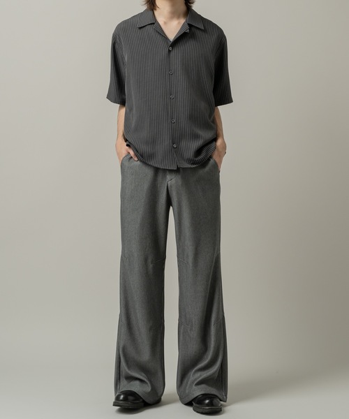 CASPER JOHN(キャスパージョン)の「Pinstripe shirts/ピンストライプシャツ(シャツ/ブラウス・メンズ・ライトグリーン/ダークブラウン/ブラック・SMALL/X-SMALL/LARGE/MEDIUM)」の20枚目の写真