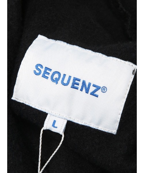 SEQUENZ(シークエンズ)の「SEQUENZ (シークエンズ) ロゴプリント サイドタック 裏起毛 スウェット ワイドパンツ(スウェットパンツ・メンズ・ブラック/ブルー/グレー・L/M)」の18枚目の写真