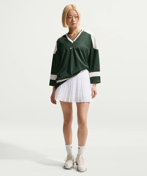 NIKE（ナイキ）の「ナイキ スポーツウェア ウィメンズ オーバーサイズド ジャージー チュニック / Nike Sportswear Women's Oversized Jersey Tunic IF0320-323 Fir（ジャージ・レディース・カモフラージュ・M/L/XS/XL/S）」の19枚目の写真