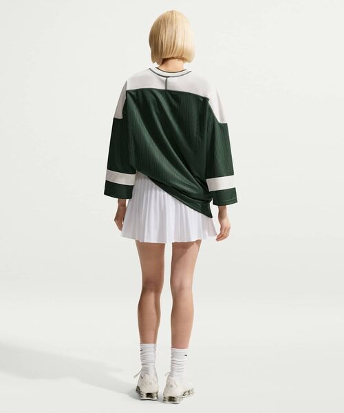 NIKE（ナイキ）の「ナイキ スポーツウェア ウィメンズ オーバーサイズド ジャージー チュニック / Nike Sportswear Women's Oversized Jersey Tunic IF0320-323 Fir（ジャージ・レディース・カモフラージュ・M/L/XS/XL/S）」の20枚目の写真