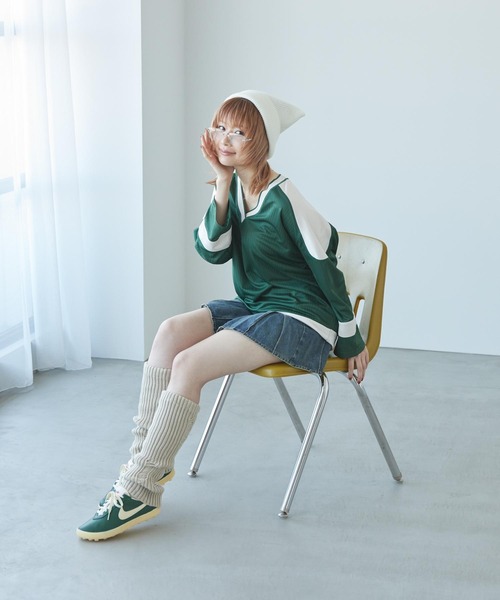 NIKE（ナイキ）の「ナイキ スポーツウェア ウィメンズ オーバーサイズド ジャージー チュニック / Nike Sportswear Women's Oversized Jersey Tunic IF0320-323 Fir（ジャージ・レディース・カモフラージュ・M/L/XS/XL/S）」の10枚目の写真