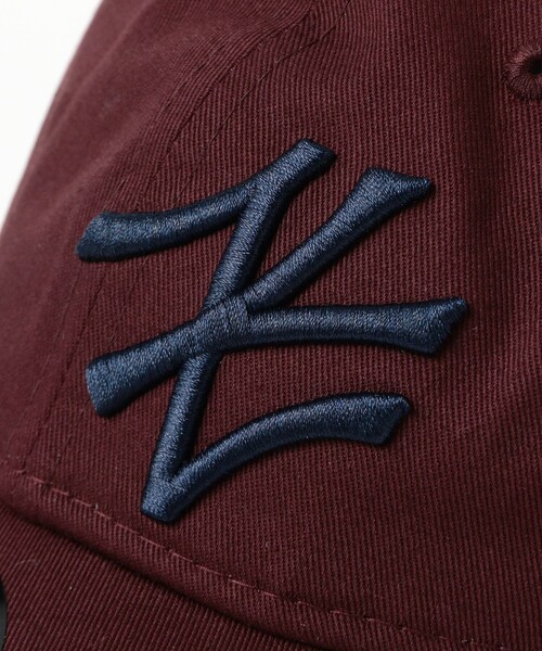 NEW ERA(ニューエラ)の「【別注】NEW ERA / 9TWENTY Slanting Logo Cap(キャップ・メンズ・ワイン/ネイビー・ONE SIZE)」の5枚目の写真