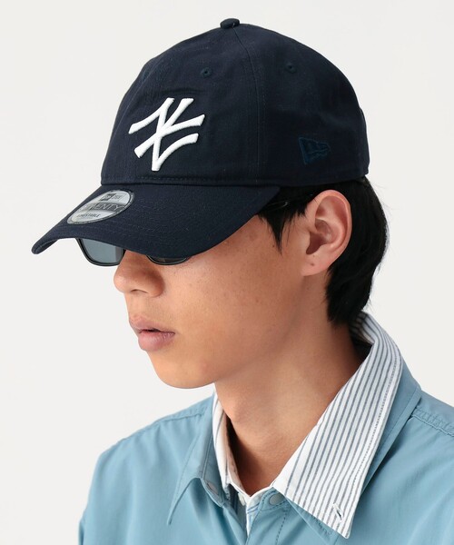 NEW ERA(ニューエラ)の「【別注】NEW ERA / 9TWENTY Slanting Logo Cap(キャップ・メンズ・ワイン/ネイビー・ONE SIZE)」の9枚目の写真