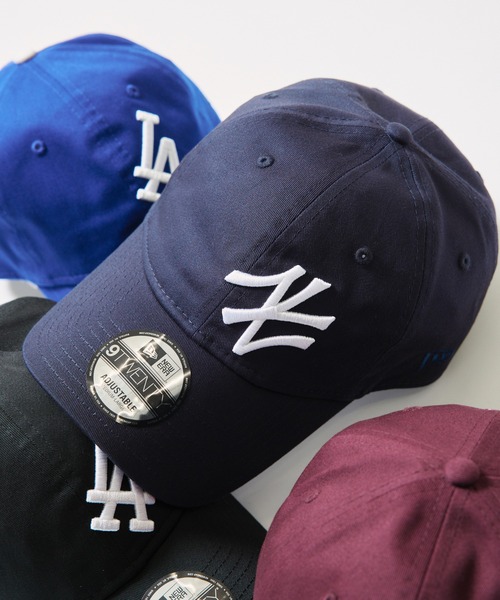 別注】NEW ERA / 9TWENTY Slanting Logo Cap（キャップ）｜NEW ERA