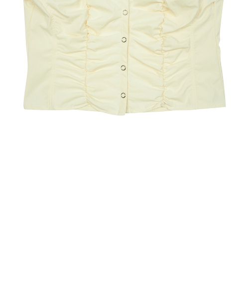 LUVISTRUE（ラヴイズトゥルー）の「RT SHIRRING SHIRT(BEIGE)（シャツ/ブラウス・レディース・その他・FREE）」の5枚目の写真