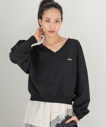 【HEREIAM】ワッペンロゴ ドライタッチニット