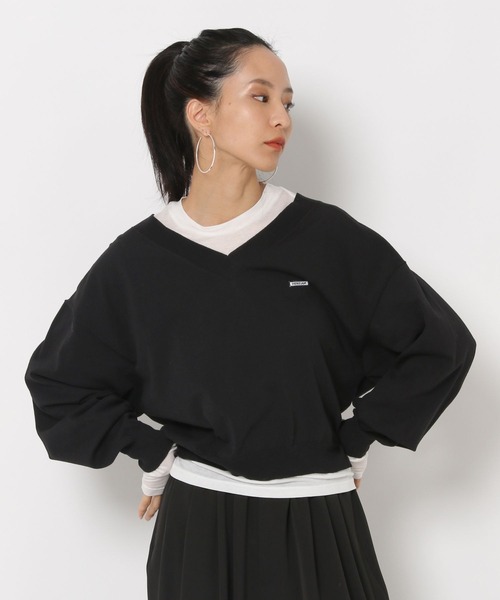 HEREIAM（ヘレイアム）の「【HEREIAM】ワッペンロゴ ドライタッチニット（ニット/セーター・レディース・オフホワイト/オレンジ/ブラック・FREE）」の21枚目の写真