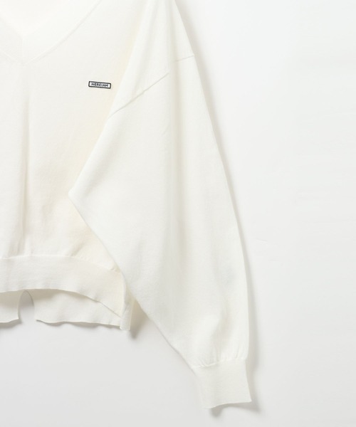 HEREIAM（ヘレイアム）の「【HEREIAM】ワッペンロゴ ドライタッチニット（ニット/セーター・レディース・オフホワイト/オレンジ/ブラック・FREE）」の20枚目の写真