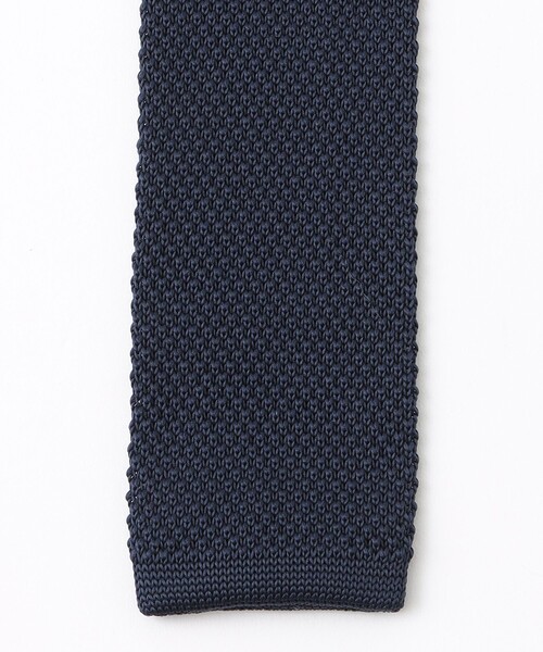 MACKINTOSH PHILOSOPHY（ﾏｯｷﾝﾄｯｼｭ ﾌｨﾛｿﾌｨｰ）の「トロッター ニットタイ ドライカノコ（ネクタイ・メンズ・チャコールグレー/ダークネイビー・FREE）」の6枚目の写真