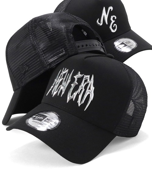 NEW ERA（ニューエラ）の「ニューエラ メッシュキャップ 9FORTYA-FRAME TPU（キャップ・メンズ・ブラック/ブラック系/ブラック系1・FREE）」の2枚目の写真