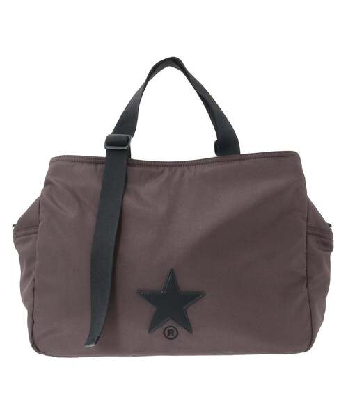 CONVERSE TOKYO(コンバーストウキョウ)の「BIG POCKET NYLON TOTE BAG(トートバッグ・レディース・グレー/ブラウン/ブラック・FREE)」の1枚目の写真