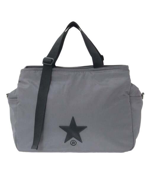 CONVERSE TOKYO(コンバーストウキョウ)の「BIG POCKET NYLON TOTE BAG(トートバッグ・レディース・グレー/ブラウン/ブラック・FREE)」の3枚目の写真