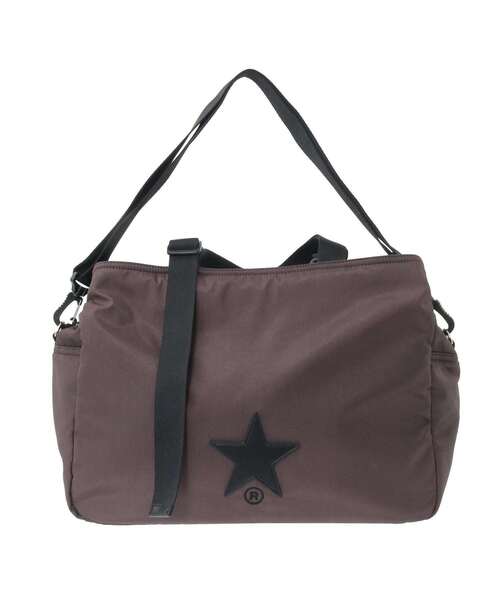 CONVERSE TOKYO(コンバーストウキョウ)の「BIG POCKET NYLON TOTE BAG(トートバッグ・レディース・グレー/ブラウン/ブラック・FREE)」の6枚目の写真