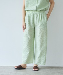 yuni | 単色刺繍wide pettit pants(その他パンツ)