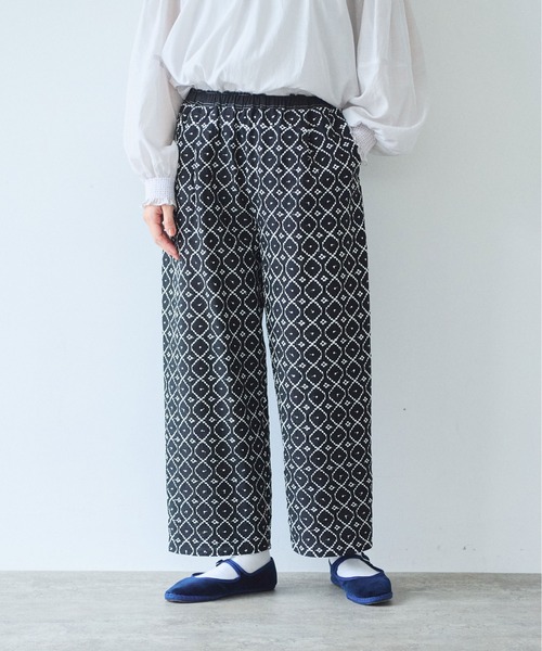 yuni（ユニ　）の「単色刺繍wide pettit pants（その他パンツ・レディース・ブラック/グリーン/ベージュ・FREE）」の20枚目の写真