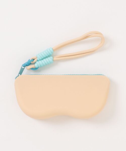 Fun & Daily(ファンアンドデイリー)の「F&D : シリコンカラー メガネ&サングラス ケース(メガネ・レディース・ピンク/ベージュ/ブルーグリーン/イエロー/オレンジ/ブルー・FREE)」の1枚目の写真