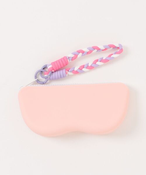 Fun & Daily(ファンアンドデイリー)の「F&D : シリコンカラー メガネ&サングラス ケース(メガネ・レディース・ピンク/ベージュ/ブルーグリーン/イエロー/オレンジ/ブルー・FREE)」の5枚目の写真