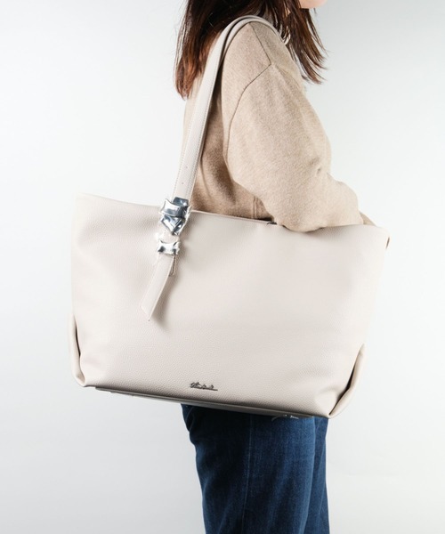 STEVE MADDEN(スティーブマデン)の「トートバッグ/S.MADDEN BGLACEーXS(トートバッグ・レディース・ブラック/アイボリー・F)」の5枚目の写真