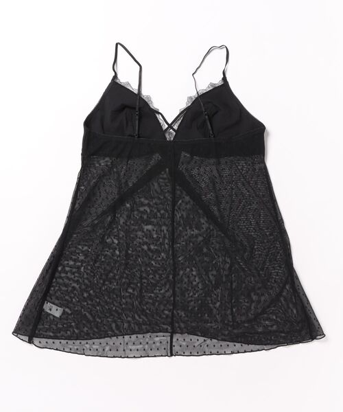 AMOSTYLE BY Triumph(アモスタイルバイトリンプ)の「ロングキャミソール プレイフルローズ AMST1541 L.CAMI JX(その他アンダーウェア/インナー・レディース・ブラック/ワインレッド・L/M)」の13枚目の写真