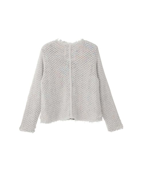 HYSTERIC GLAMOUR(ヒステリックグラマー)の「HYSTERIC GROOVY ジャケット(カーディガン/ボレロ・レディース・ブラック/ベージュ/グリーン・FREE)」の4枚目の写真