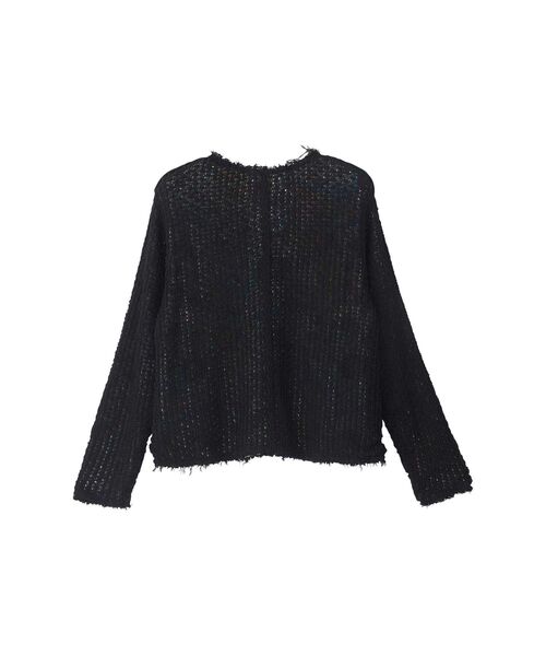 HYSTERIC GLAMOUR(ヒステリックグラマー)の「HYSTERIC GROOVY ジャケット(カーディガン/ボレロ・レディース・ブラック/ベージュ/グリーン・FREE)」の10枚目の写真